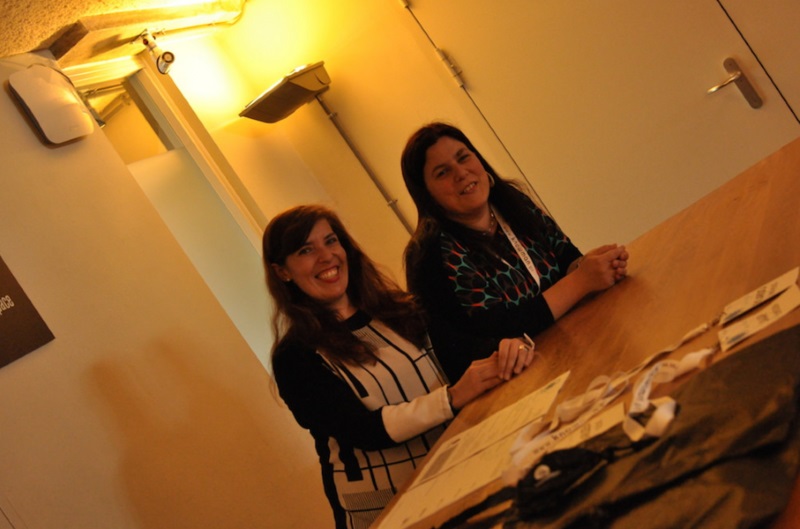 Daniela Azevedo e Ana Neves no Social Now de 2015 - Amesterdão