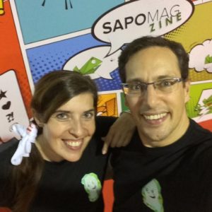 Daniela Azevedo e Basílio Vieira a tomar conta do SBROING na Comic Con 2015