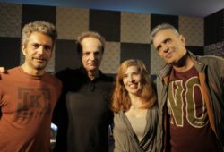 GNR e Daniela Azevedo no auditório da Rádio Comercial