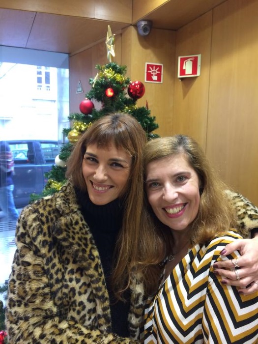 Marta Ren e Daniela Azevedo na Smooth FM no início de 2017