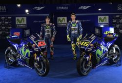 Maverick Vinales, Valentino Rossi e a nova YZR-M1 para o Moto GP 2017