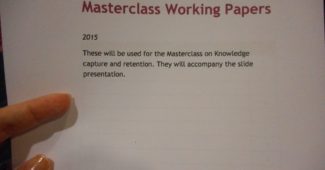 Masterclass Knowledge Retention
